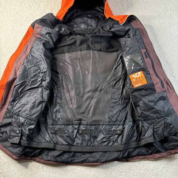 RIDE GEORGETOWN SNOWBOARD JACKET MEN'S Small Orange Red Insulated $270 - Picture 13 of 15